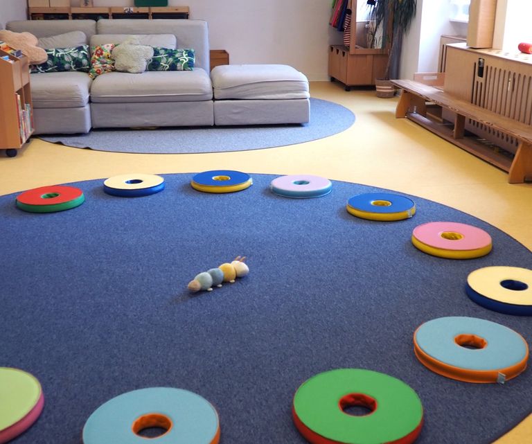 Garderobe des Kinderladens