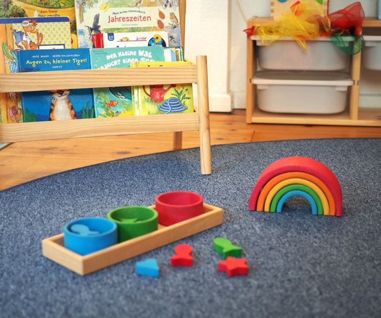 Garderobe des Kinderladens